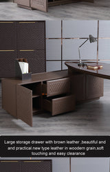 Office Table Desk With Cabinet