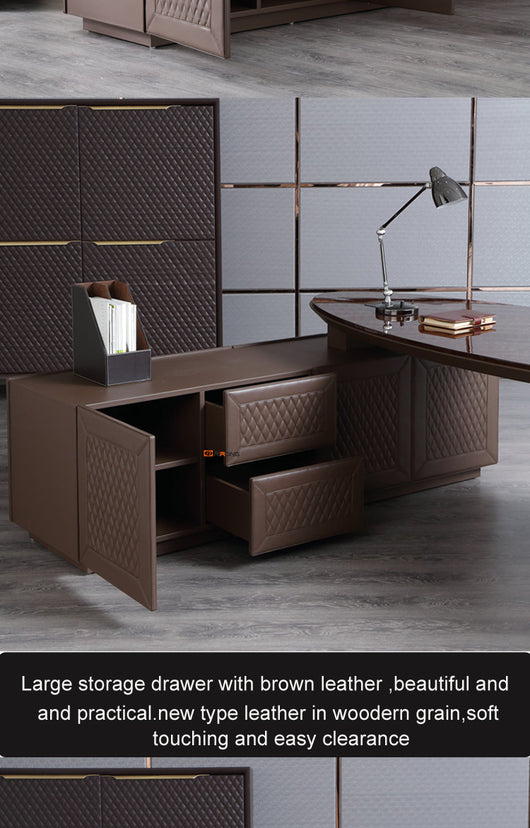 Office Table Desk With Cabinet