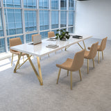 Solid wood desk office training desk