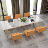 Solid wood desk office training desk