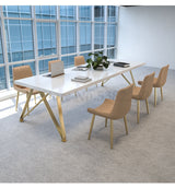 Solid wood desk office training desk