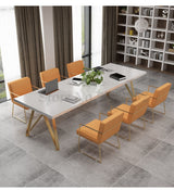 Solid wood desk office training desk
