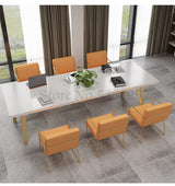 Solid wood desk office training desk