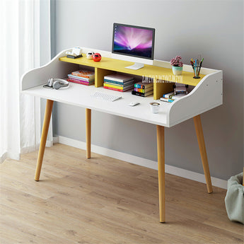 Simple Office Desk Double Layer