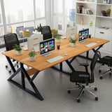 booth staff office desk and chairs