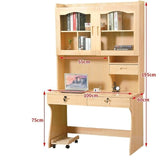 Office Desk Mesa Computer Table With Bookshelf