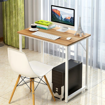 Simple desktop office desk computer desk